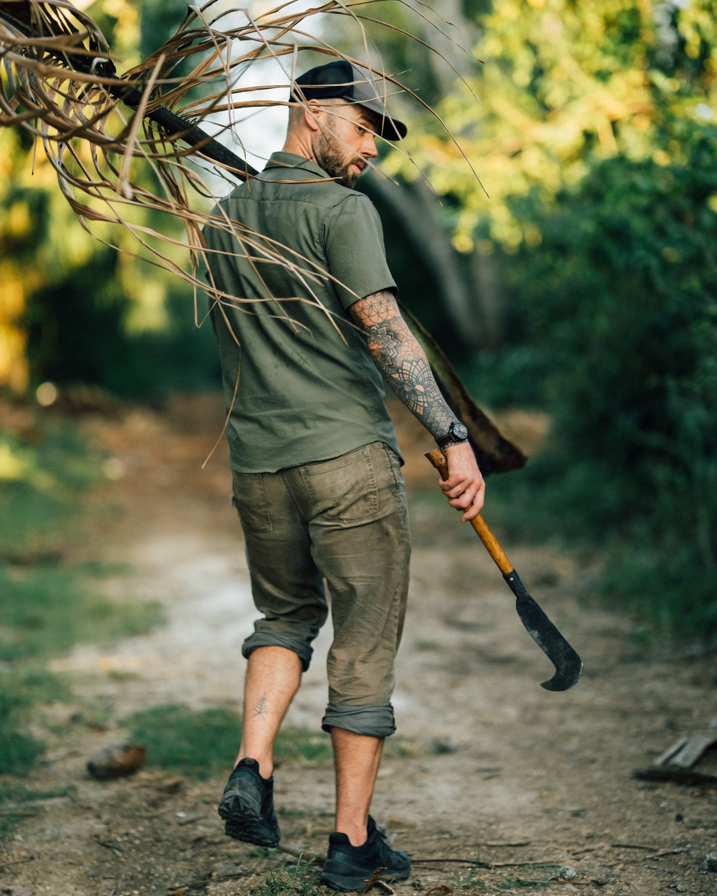 Mayan Scrap Metal Machete