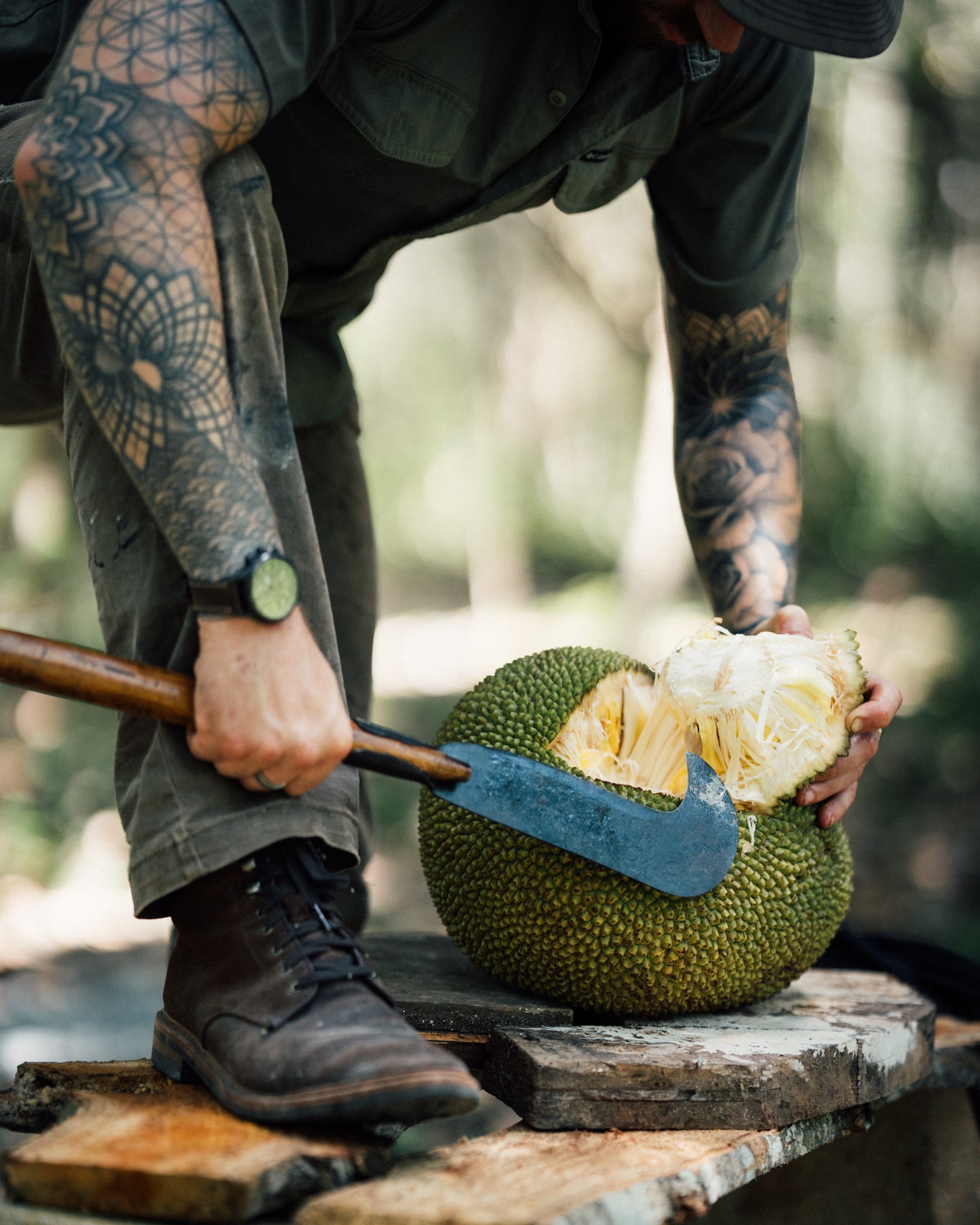 Mayan Scrap Metal Machete